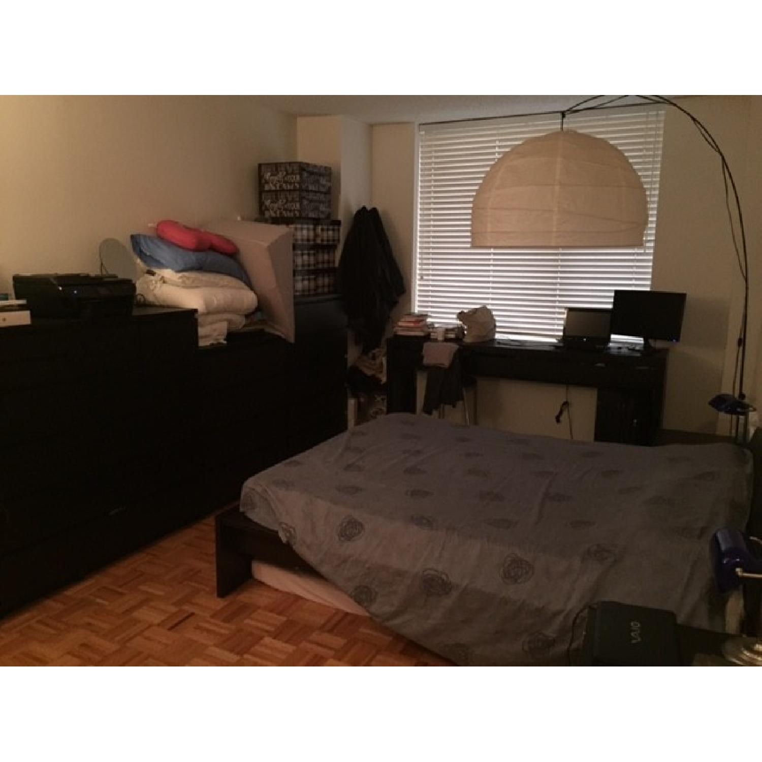 Ikea 8-Piece Bedroom Set in Black/Brown - image-2