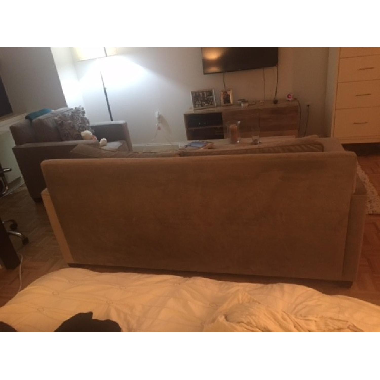 West Elm Henry Sofa + Armchair Set in Dove Grey - image-3