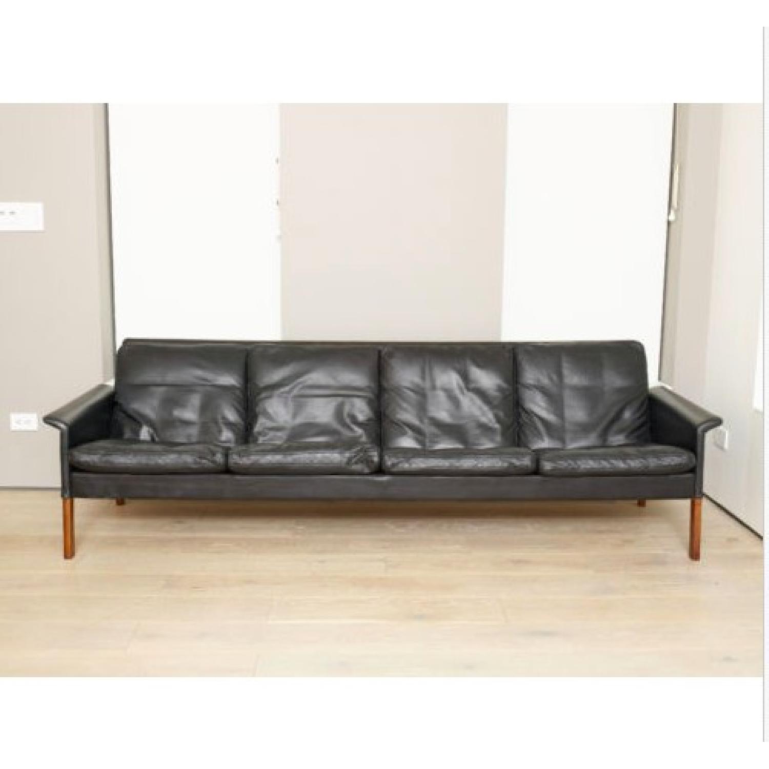 Hans Olsen Danish Leather Sofa - image-1