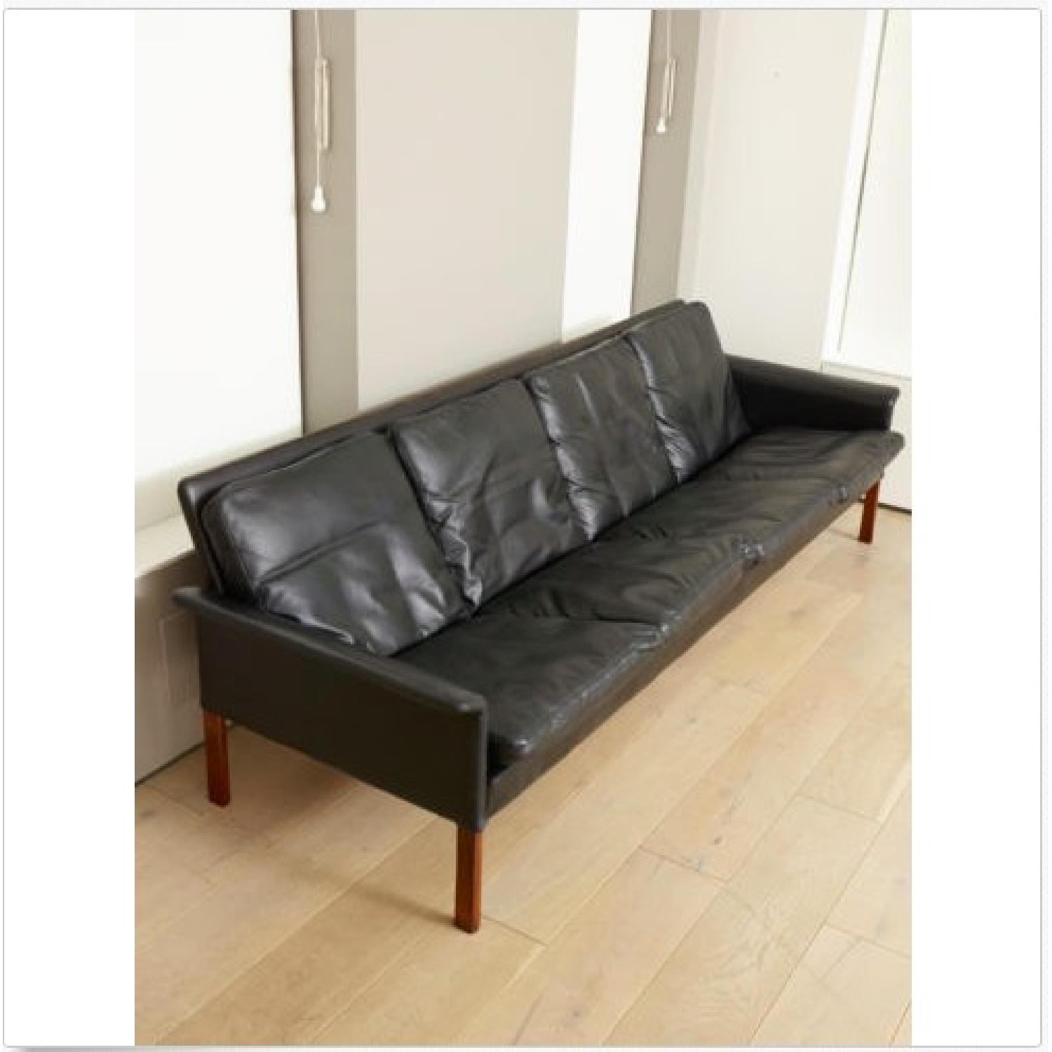 Hans Olsen Danish Leather Sofa - image-2
