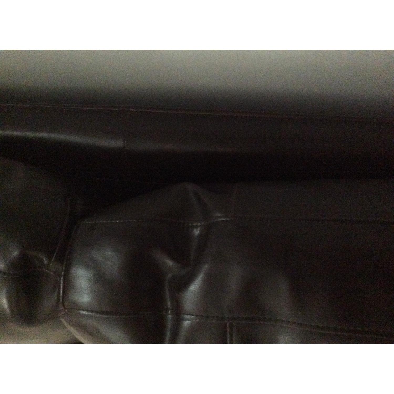 Jennifer Leather Brown Leather Sleeper Sofa - image-2