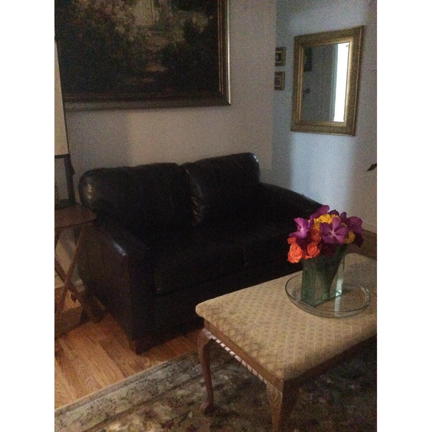 Jennifer Leather Brown Leather Sleeper Sofa - image-8