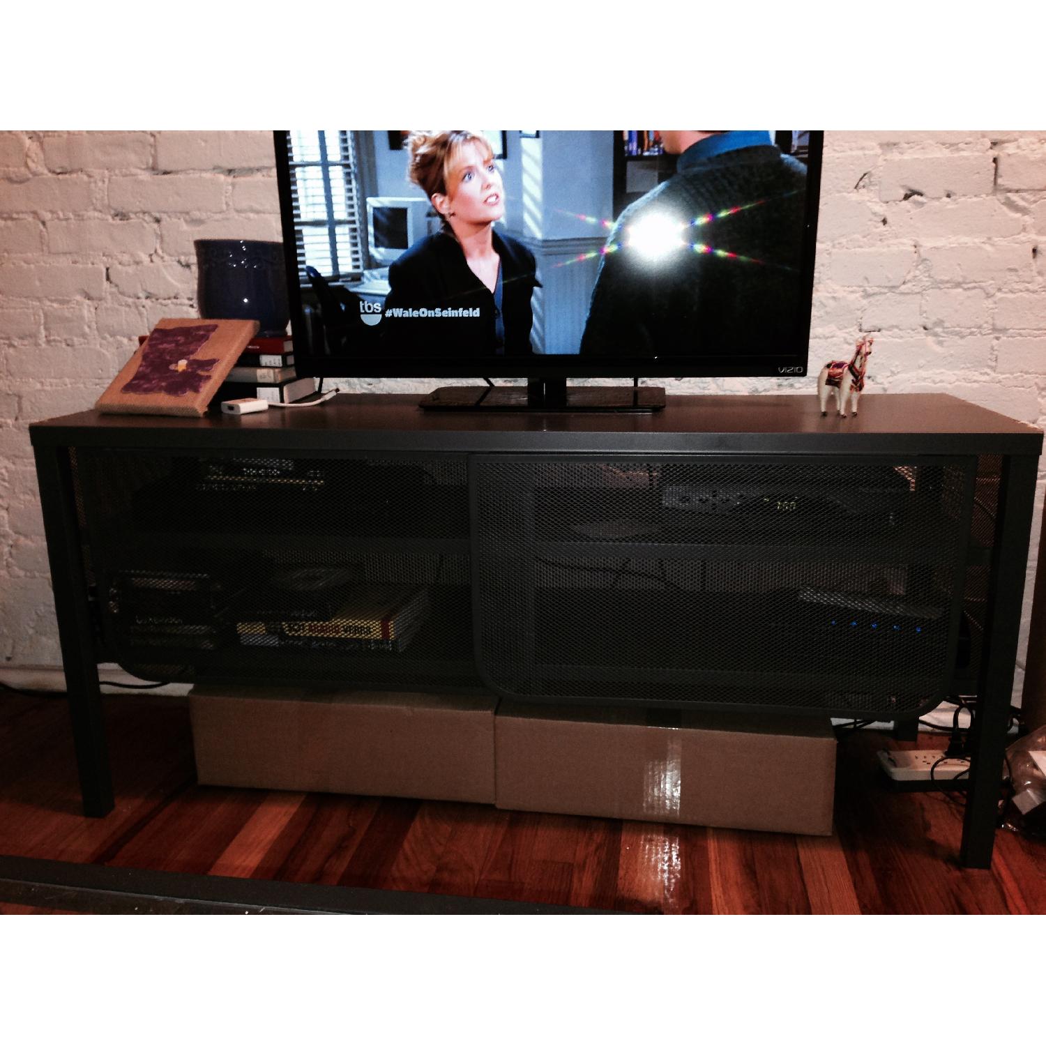 Ikea Metal/Industrial TV Stand AptDeco