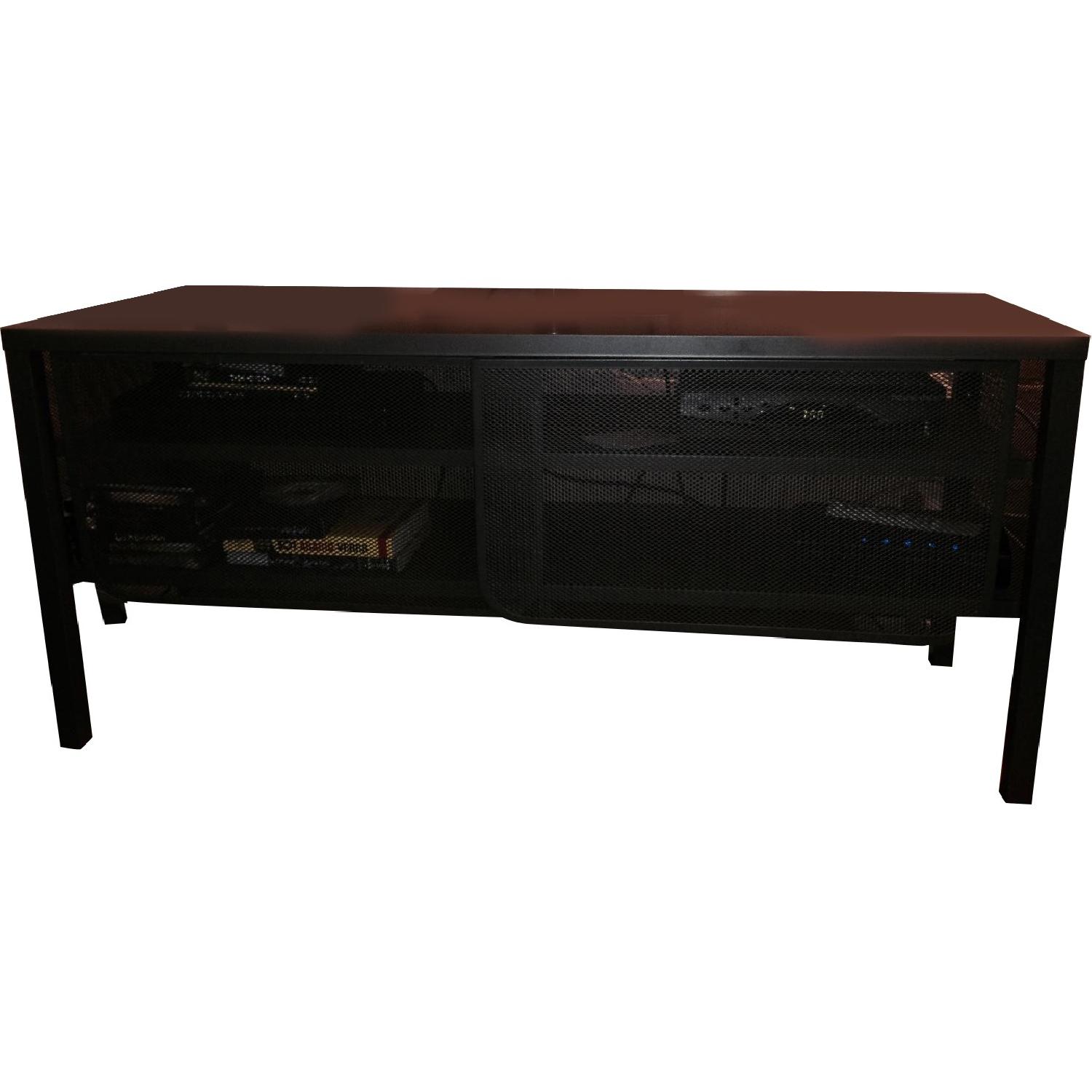 Ikea Metal/Industrial TV Stand AptDeco