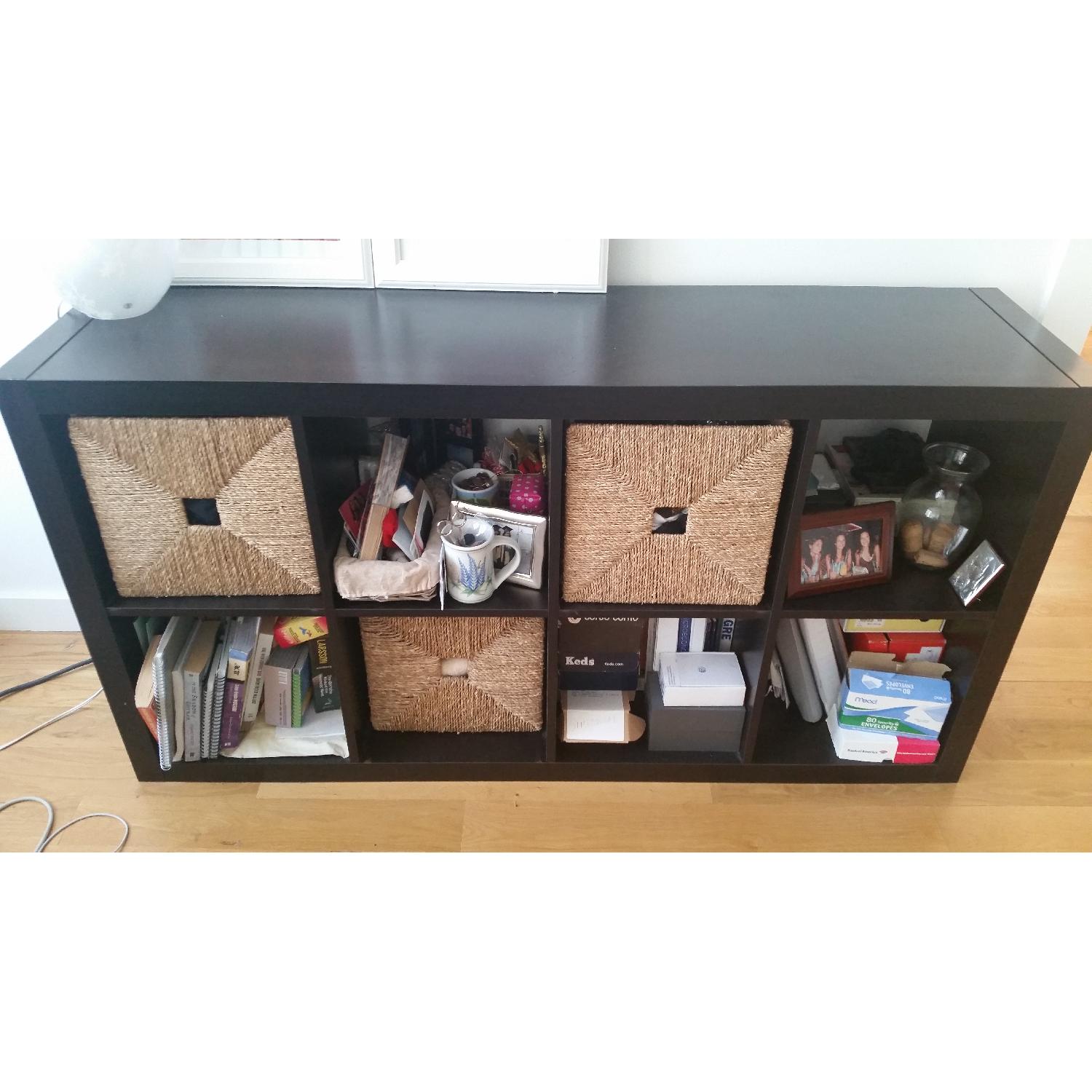 Ikea Dark Brown Bookcase - image-1