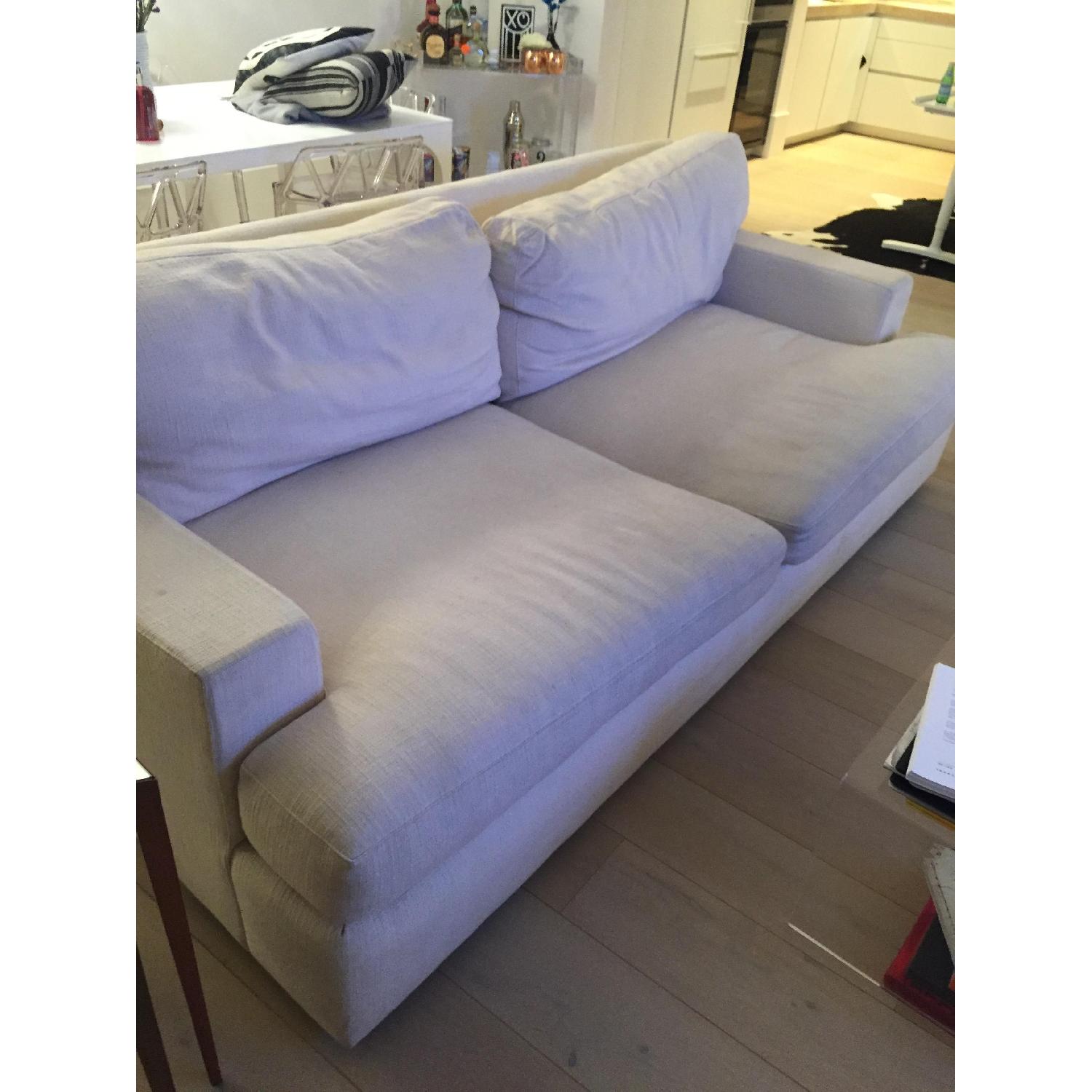 Bloomingdale's Signature Collection Ivory Sofa AptDeco