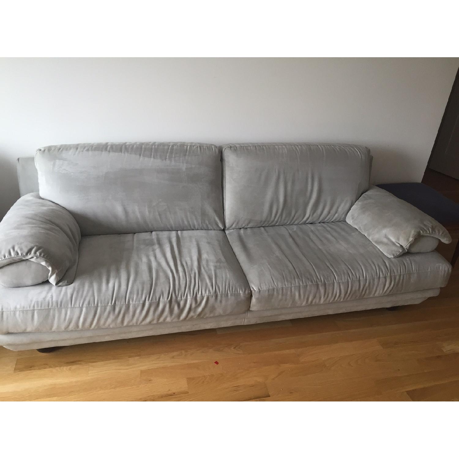 Natuzzi Microfiber Sofa - image-2