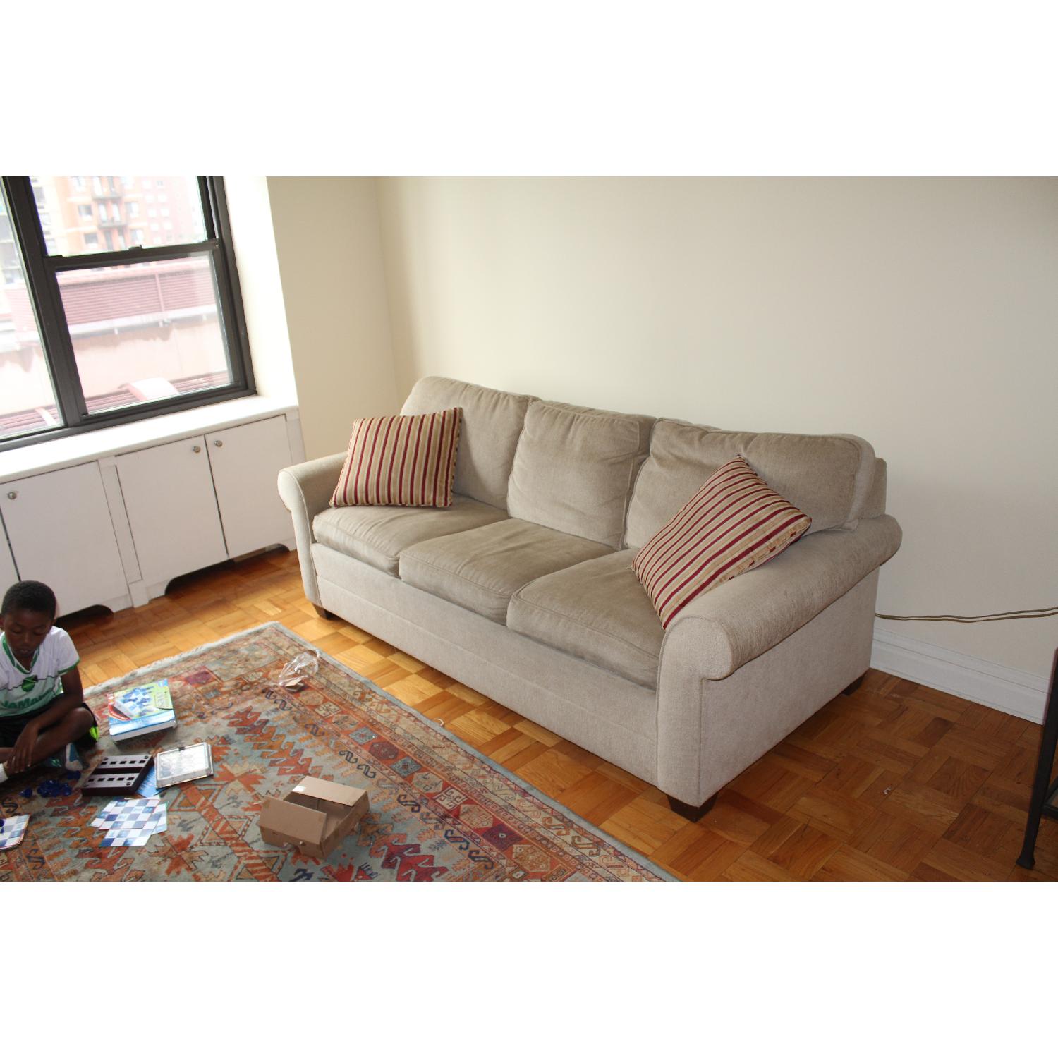 Ethan Allen Convertible Sofa Bed AptDeco