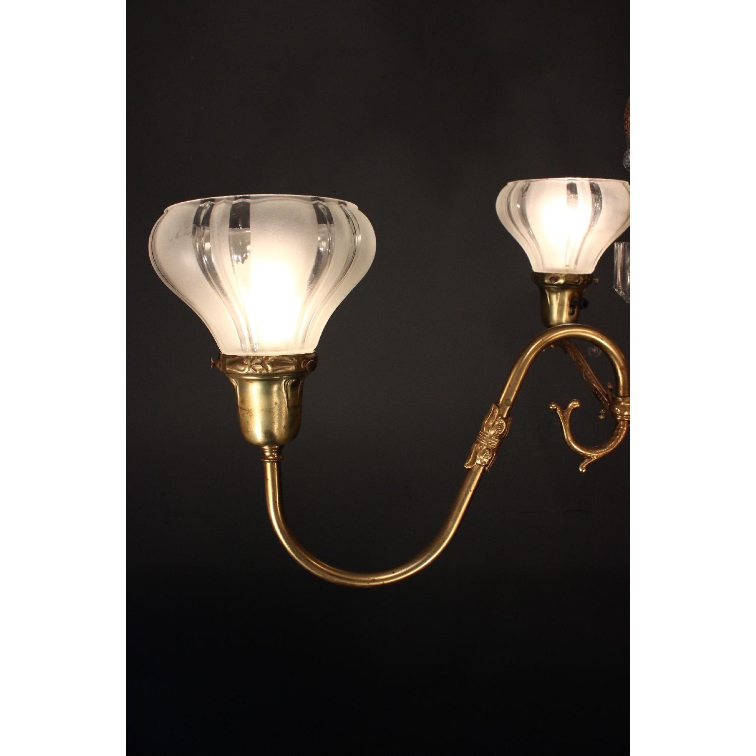 Vintage Fantasy  Dragon Gargoyle Chandelier Light Fixture - image-6