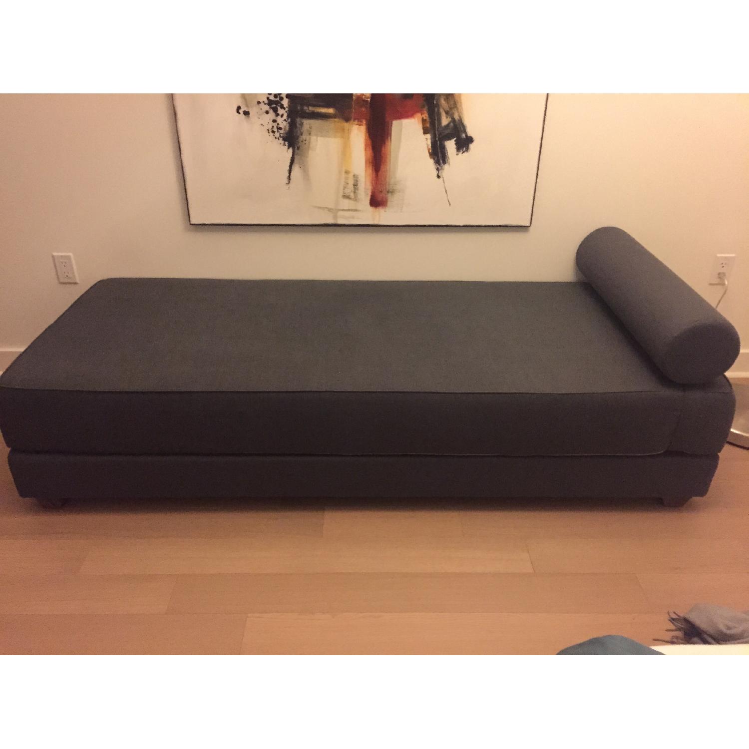 CB2 Lubi Graphite Sleeper Daybed - image-2