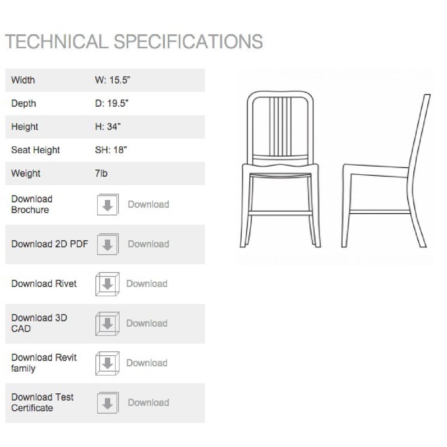 Emeco Navy Chairs - Set of 6 - image-6