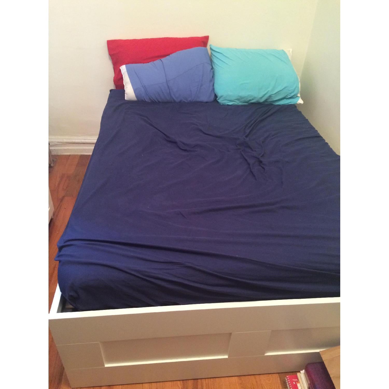 Ikea Malm Full-Size Bed with Storage Drawers - image-1