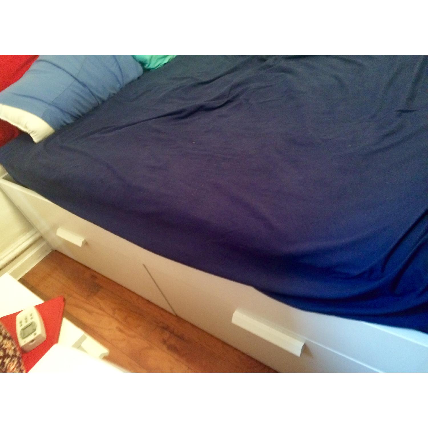 Ikea Malm FullSize Bed with Storage Drawers AptDeco