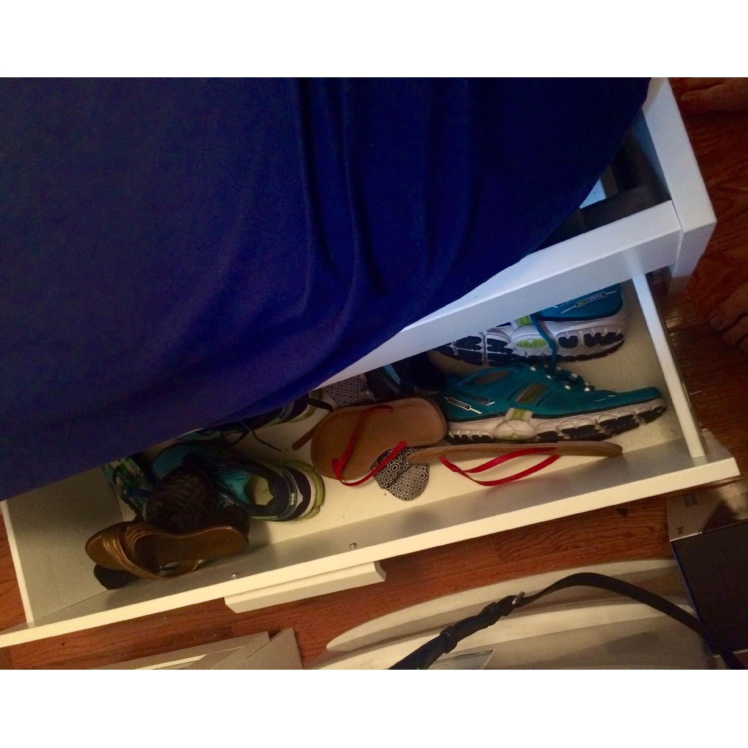 Ikea Malm FullSize Bed with Storage Drawers AptDeco