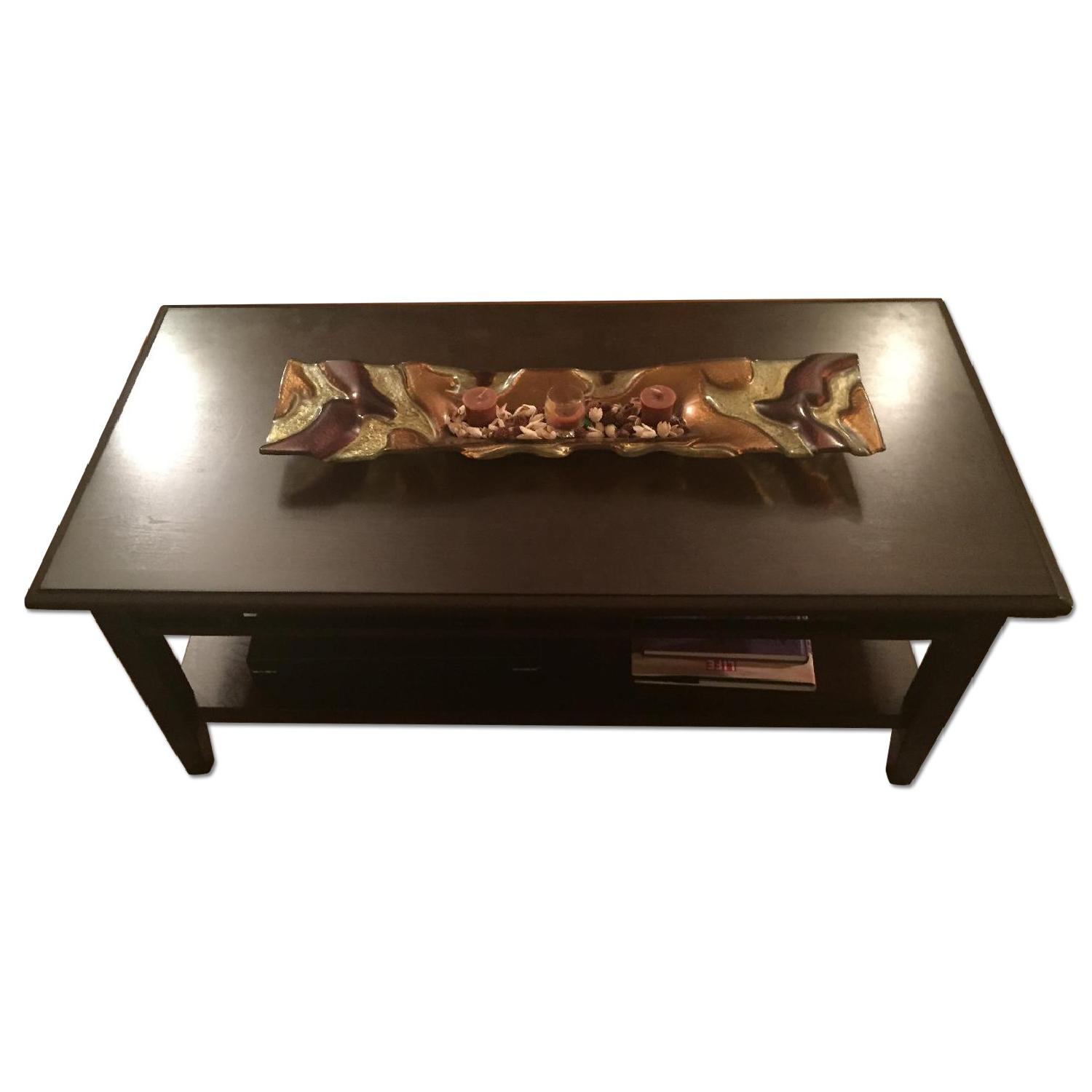 Ashley's Logan Coffee Table + 2 Side Tables AptDeco