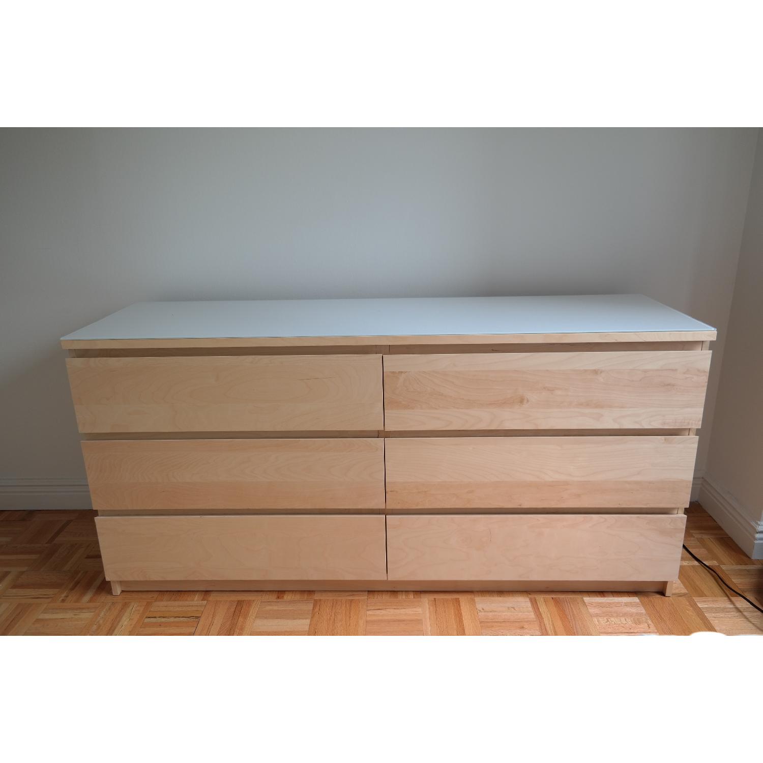 Ikea Malm 6-Drawer Dresser - image-1
