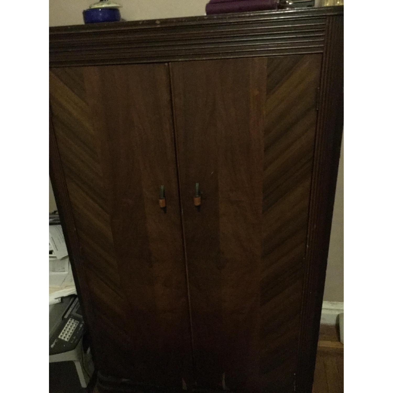 Antique Armoire + Dresser AptDeco