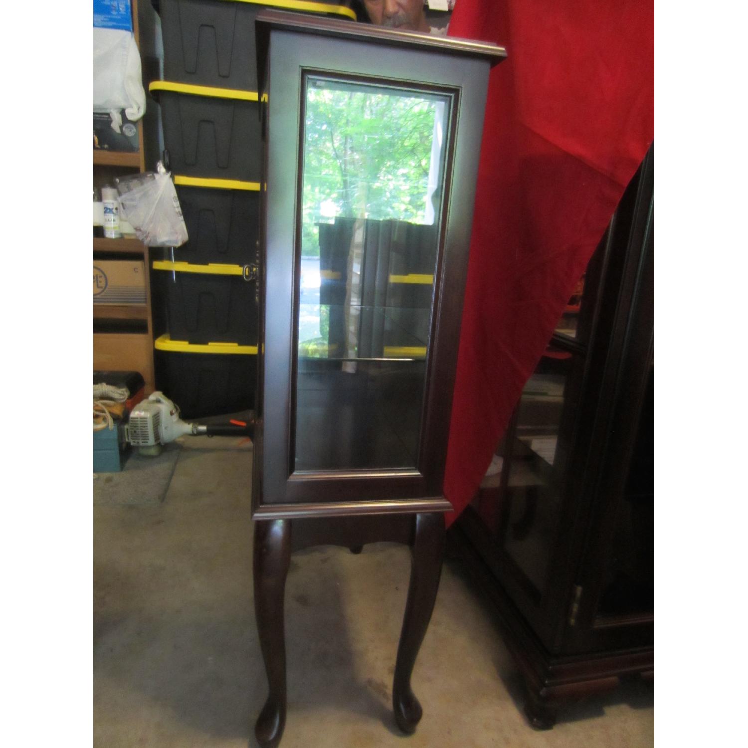 Small Wood/Glass Showcase - image-3