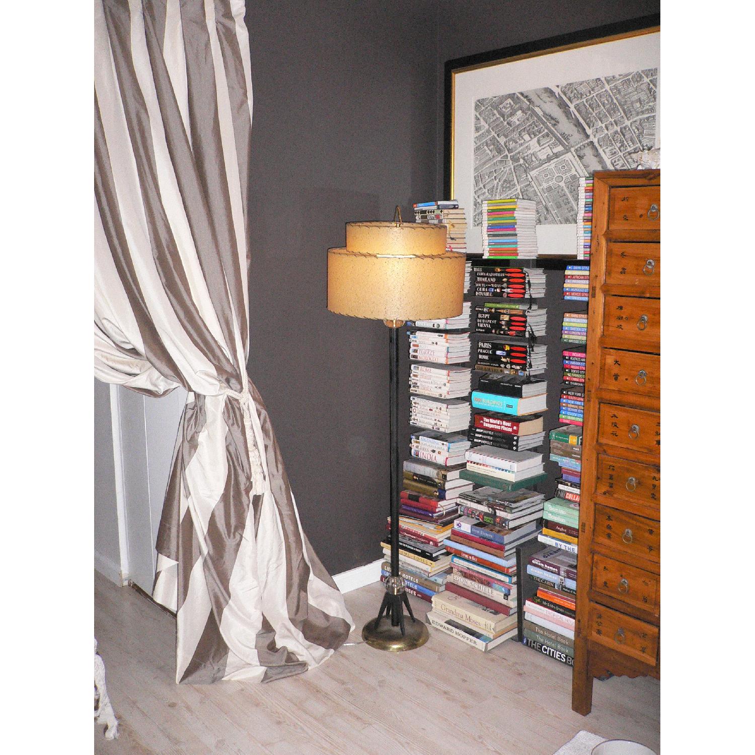 Silk Trading Company Striped Silk Drapes Fully Lined - image-1