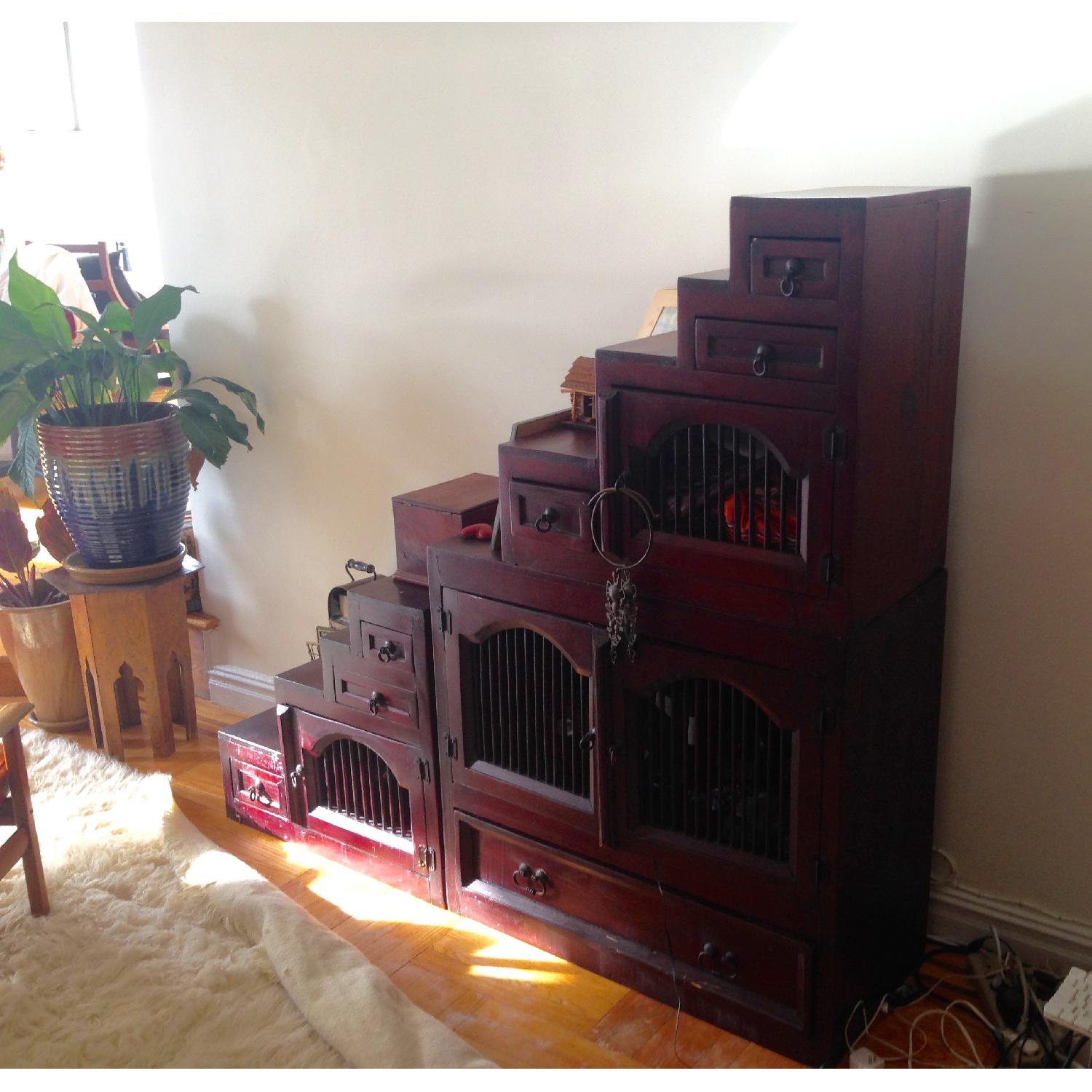 Tansu Style Stair Step Cabinet - image-4