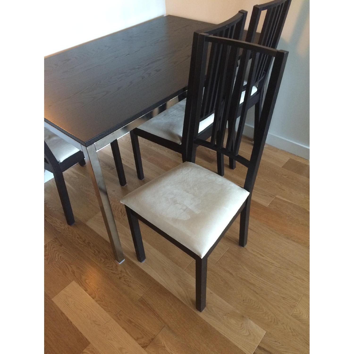 Ikea Torsby Dining Table w/ 4 Borje Dining Chairs - image-2