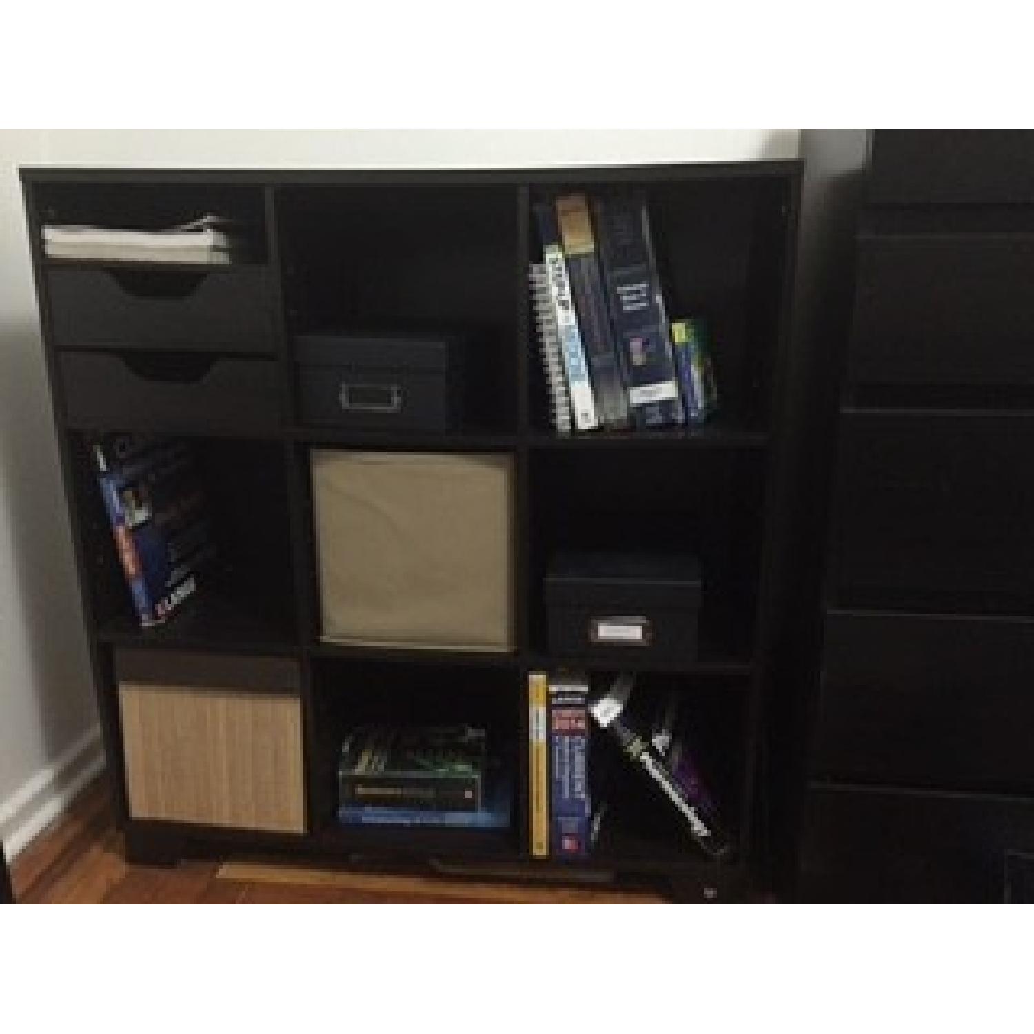 Real Simple Storage Cubby with 9 Individual Cubes in Espresso - image-1