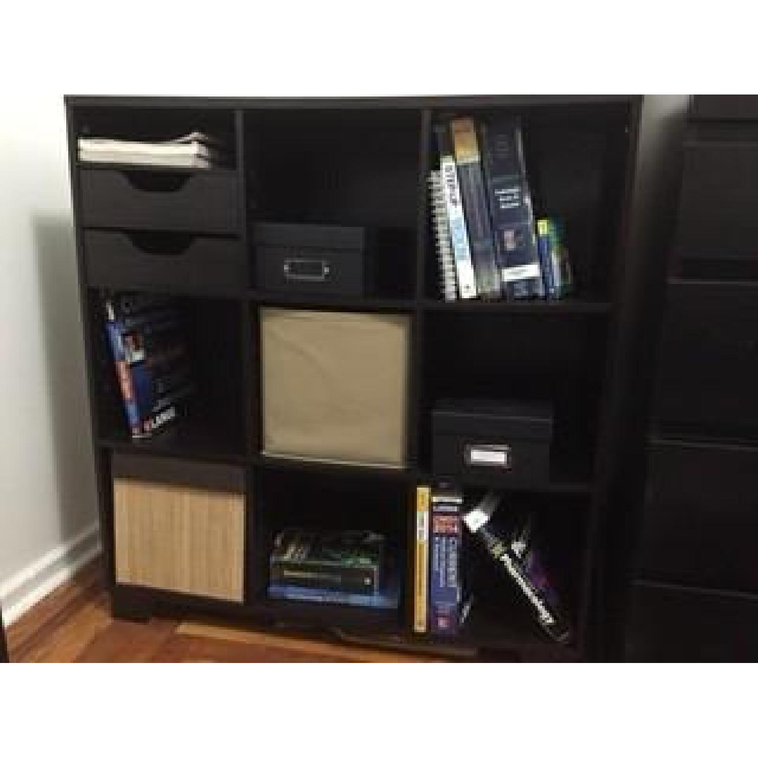 Real Simple Storage Cubby with 9 Individual Cubes in Espresso - image-4