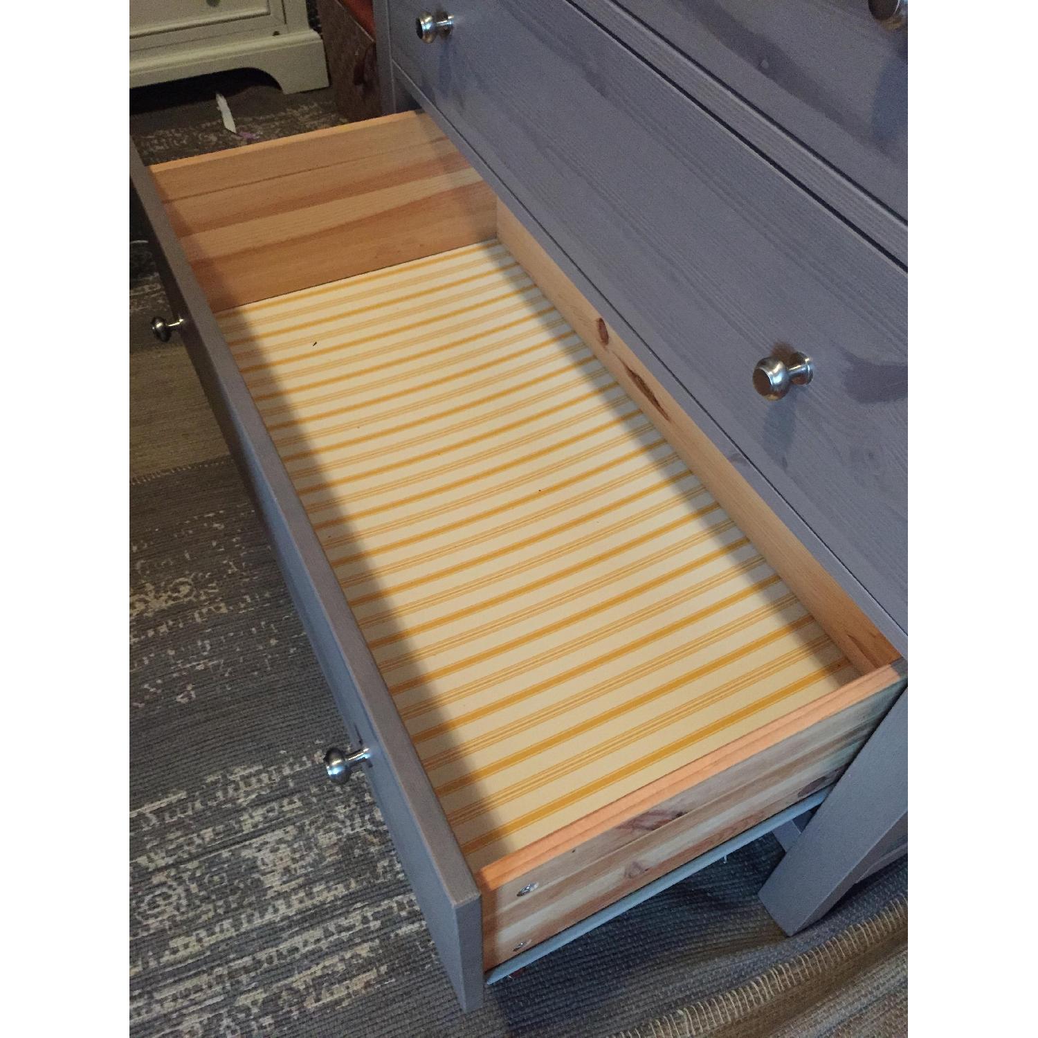 Ikea Grey-Brown 3 Drawer Dresser - image-5