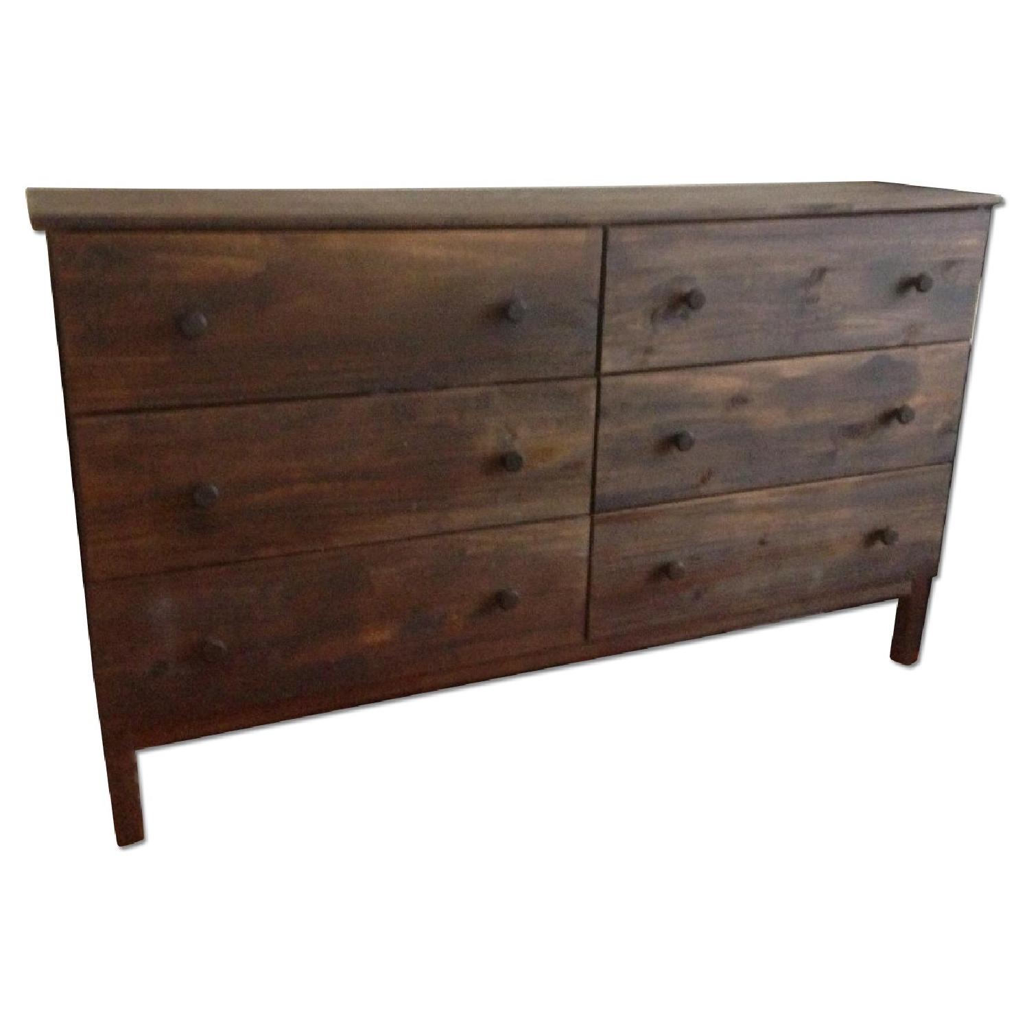 Ikea Tarva Solid Wood 6 Drawer Dresser - image-0