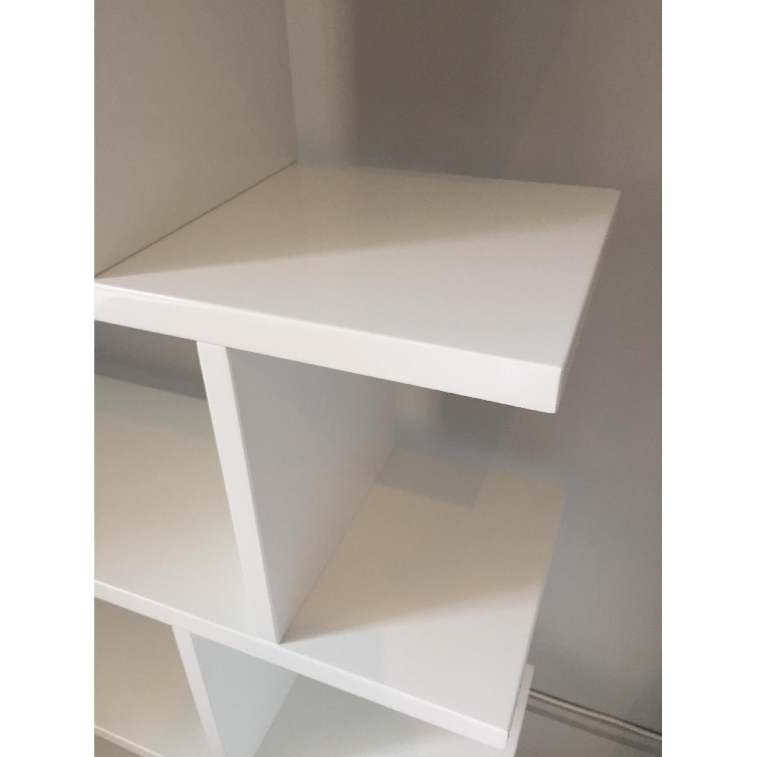 CB2 White Bookcase - image-3