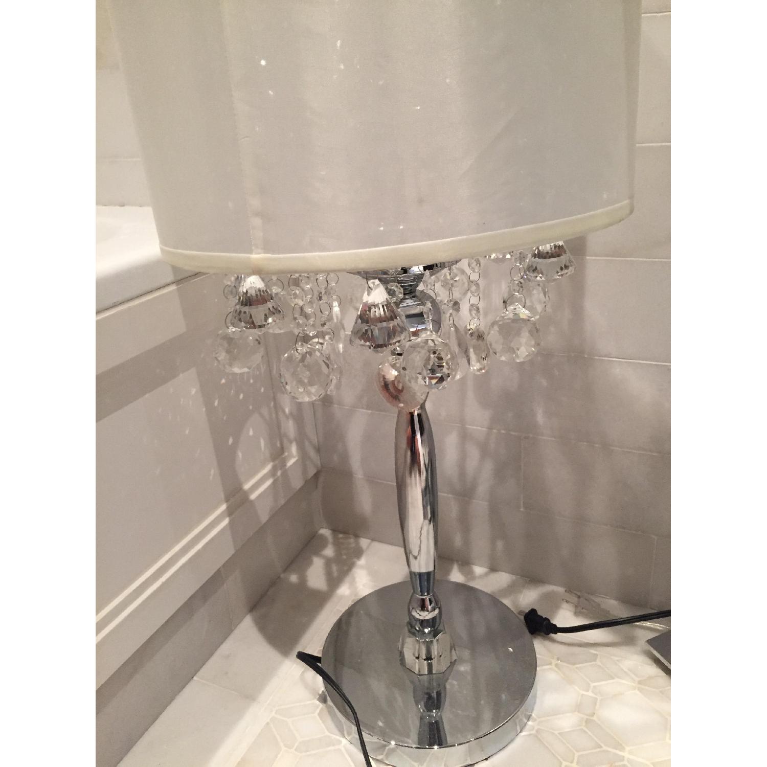 Hanging Crystals Chandelier Table Lamp - image-4