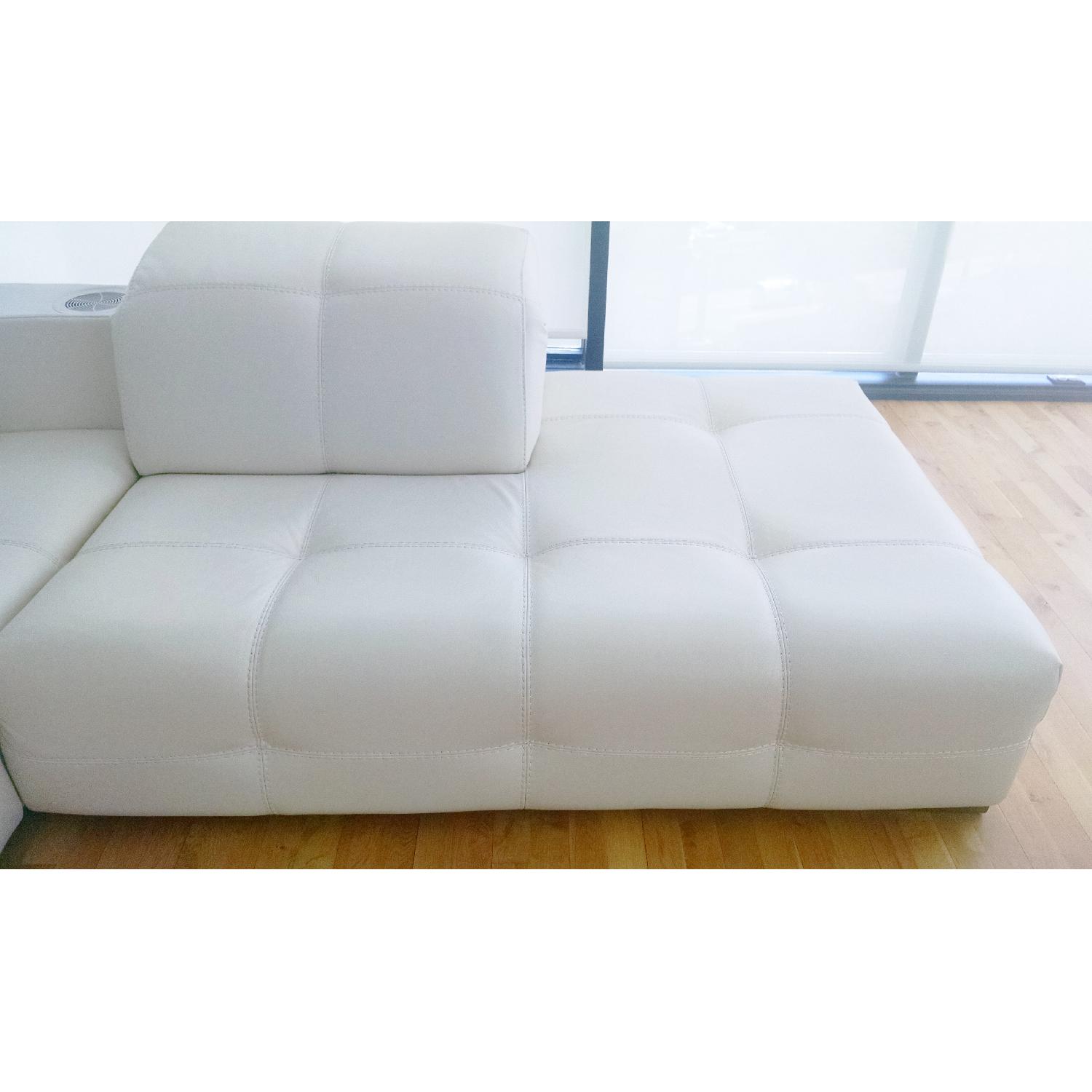 Natuzzi Italian Leather Sectional Sofa - image-1