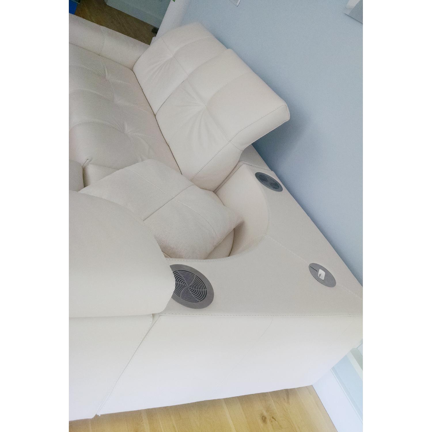 Natuzzi Italian Leather Sectional Sofa - image-3