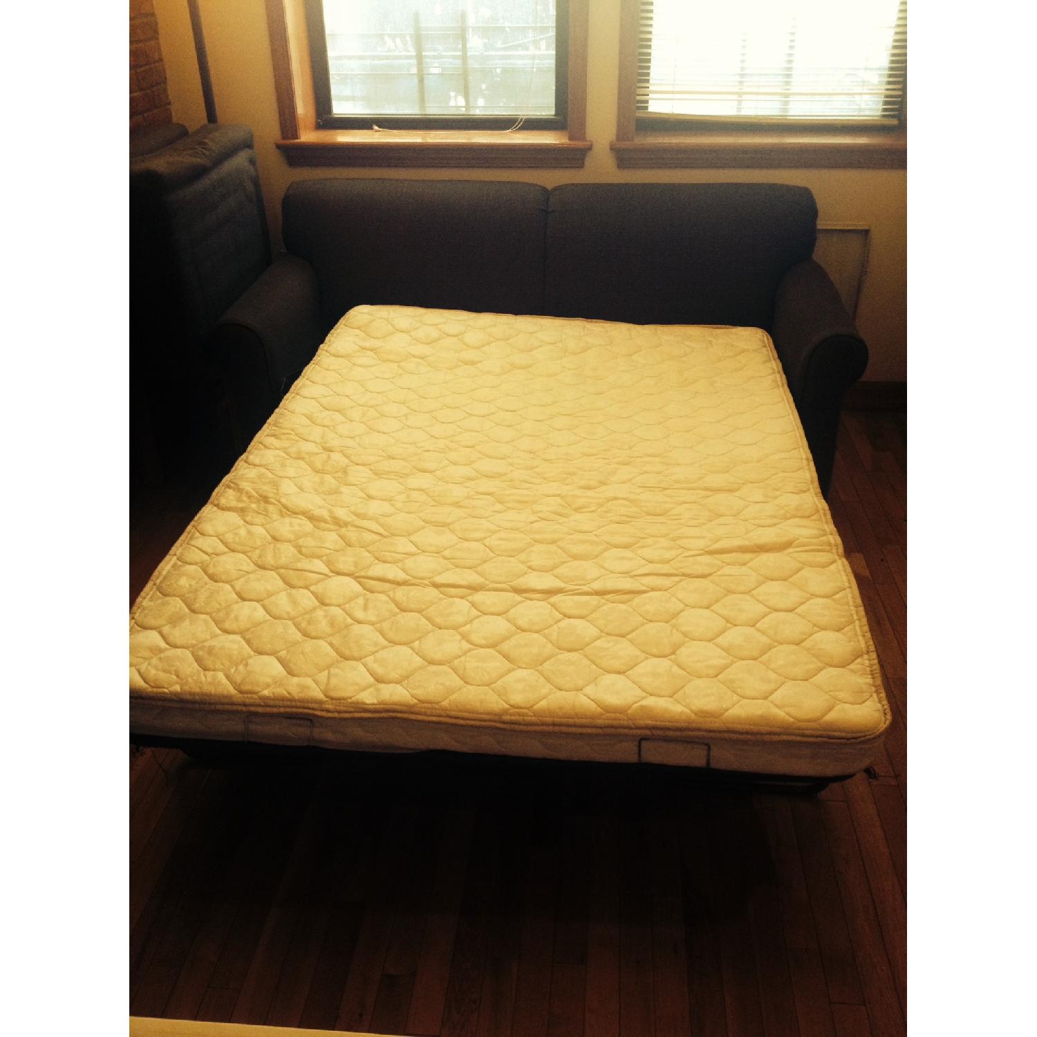Raymour & Flanigan Olive Loveseat - image-3