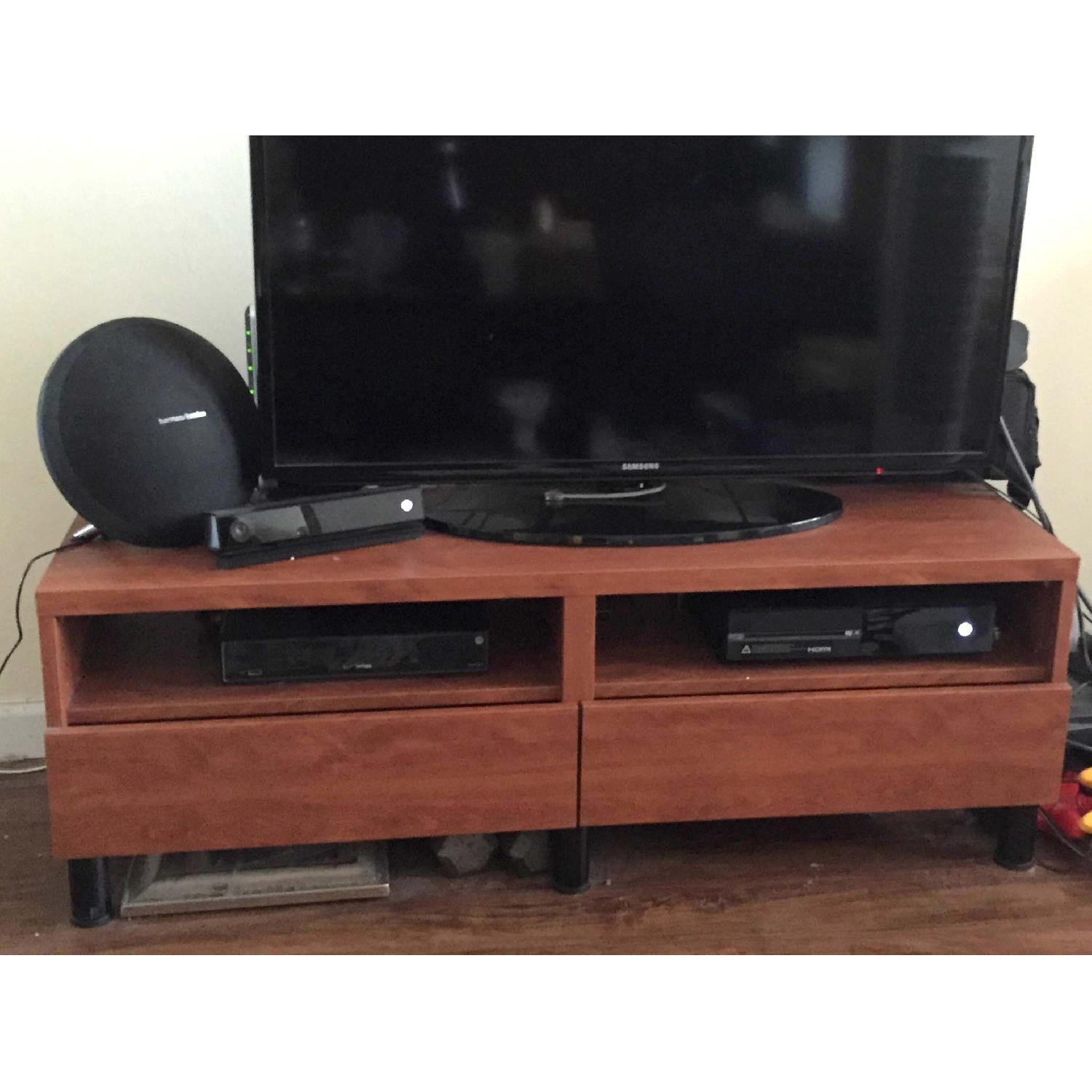 Ikea Besta TV Stand with Drawers AptDeco