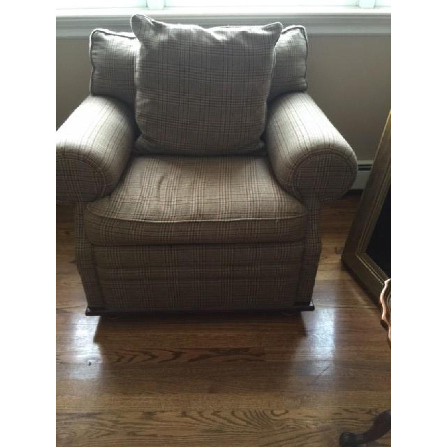 Ralph Lauren Plaid Wool Chair - image-8