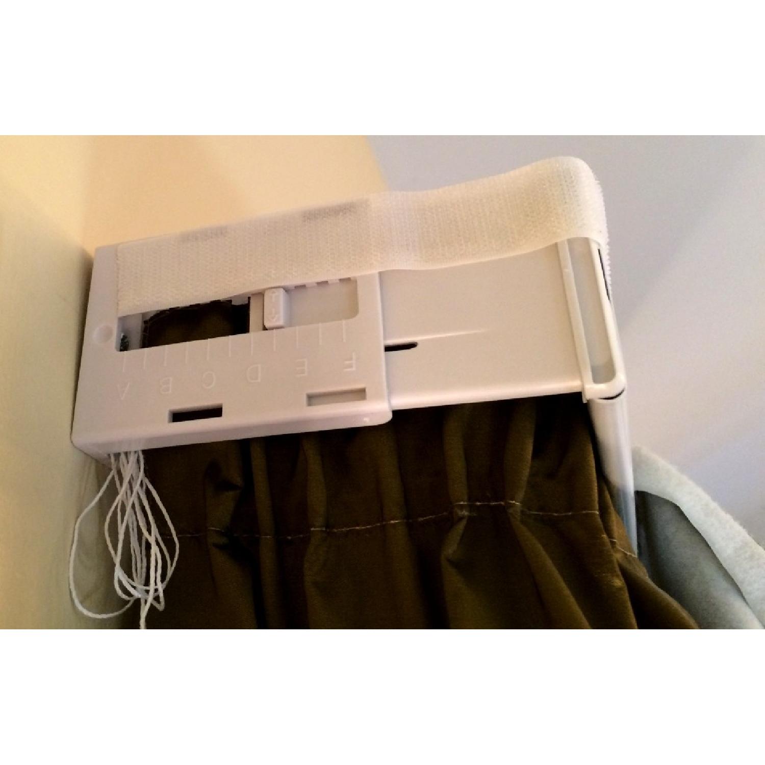 Customade Window Treatments with Rods and Hooks - AptDeco