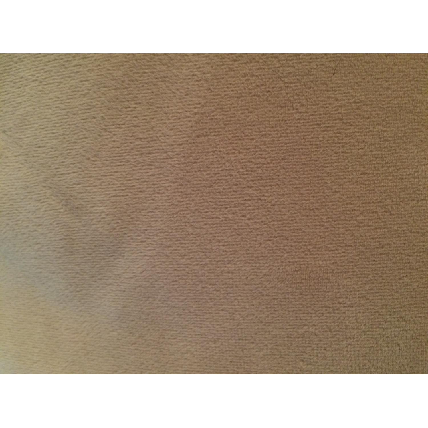 Beige Suede Sofa - image-5