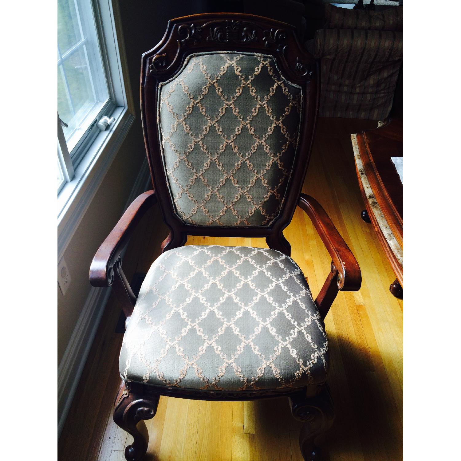 Raymour & Flanigan 10 Piece Formal Dining Room Set AptDeco