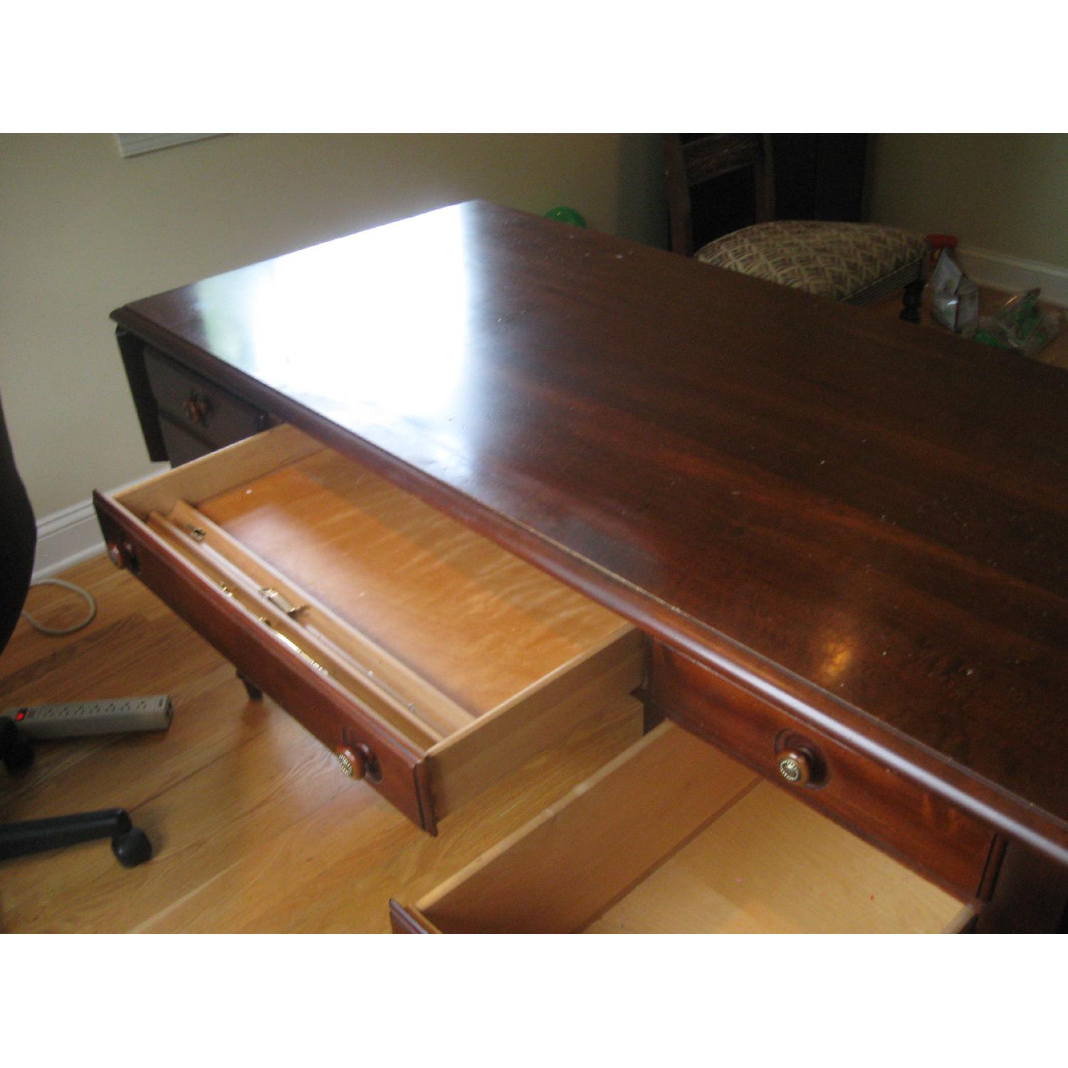 Ethan Allen British Classics Desk & Computer Hutch - image-3