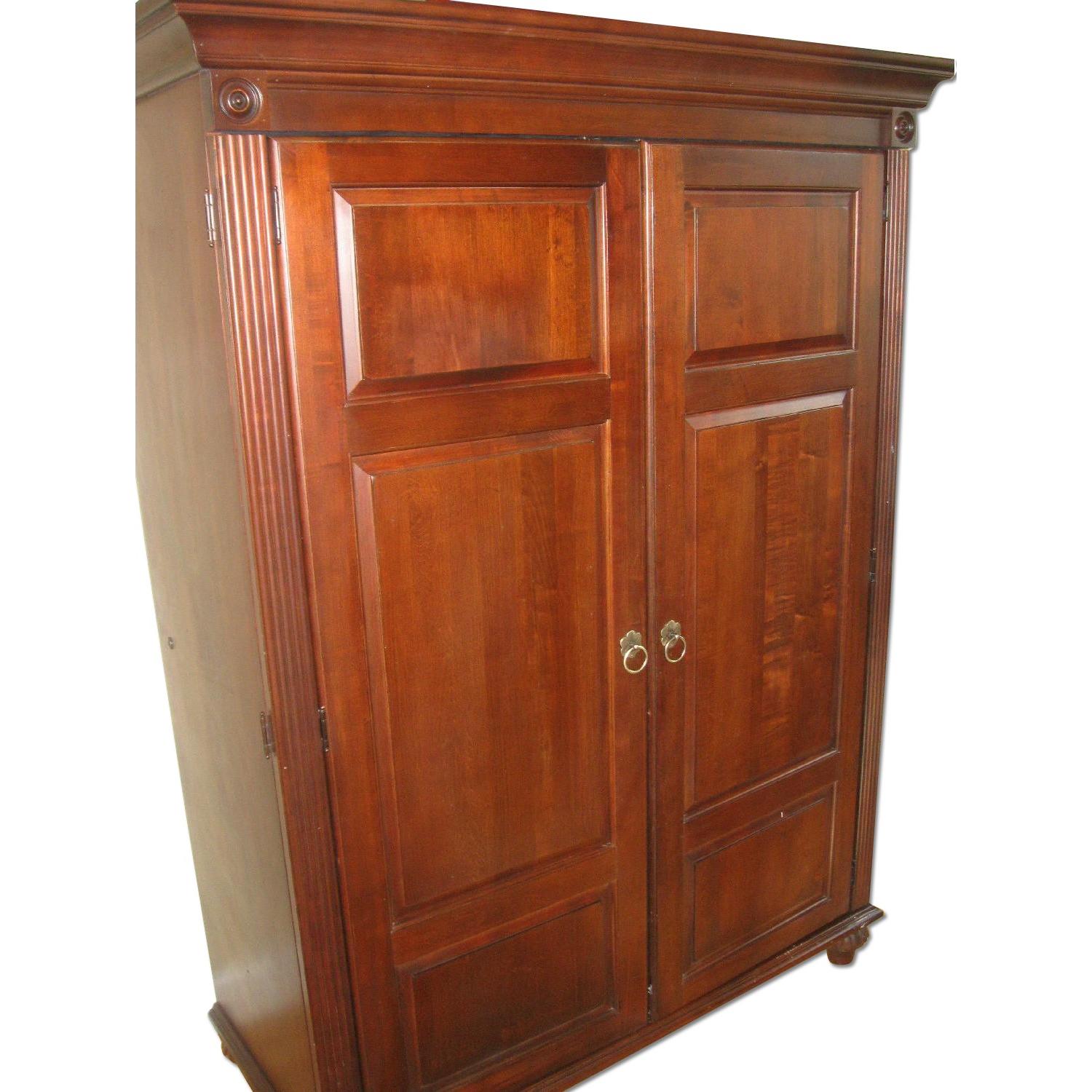 Ethan Allen British Classics Desk & Computer Hutch - image-7