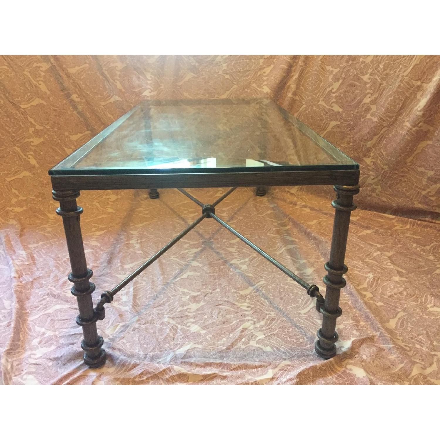 Pier 1 Glass Coffee Table - image-4