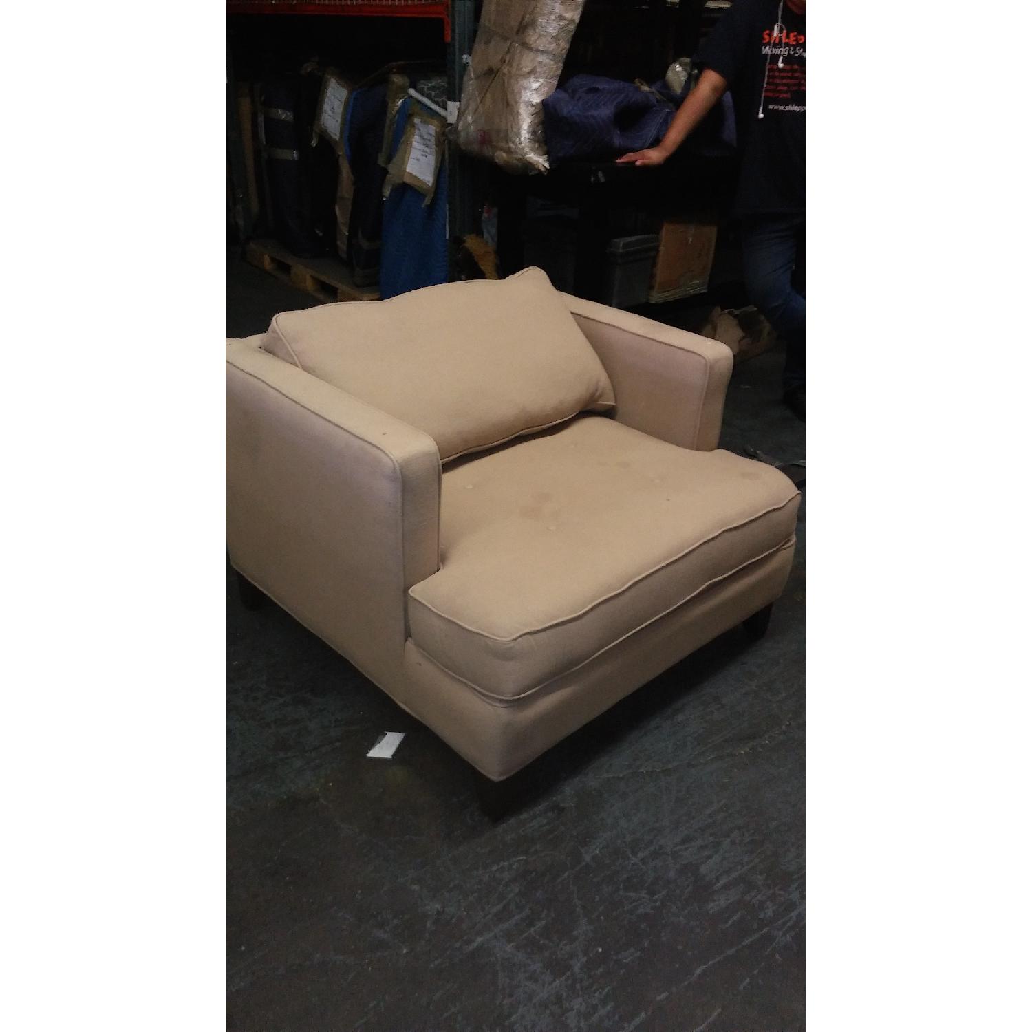 Raymour & Flanigan Sofie Sofa + Matching Chair - image-4