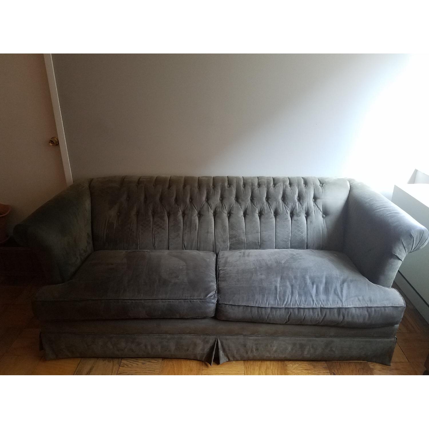 Henredon Custom Suede Sofa - image-3