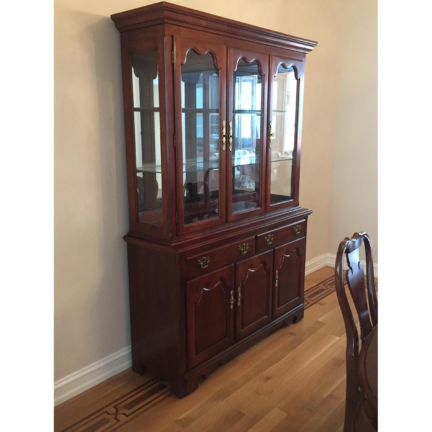 Thomasville Vintage Mahogany Formal Dining Set - image-1