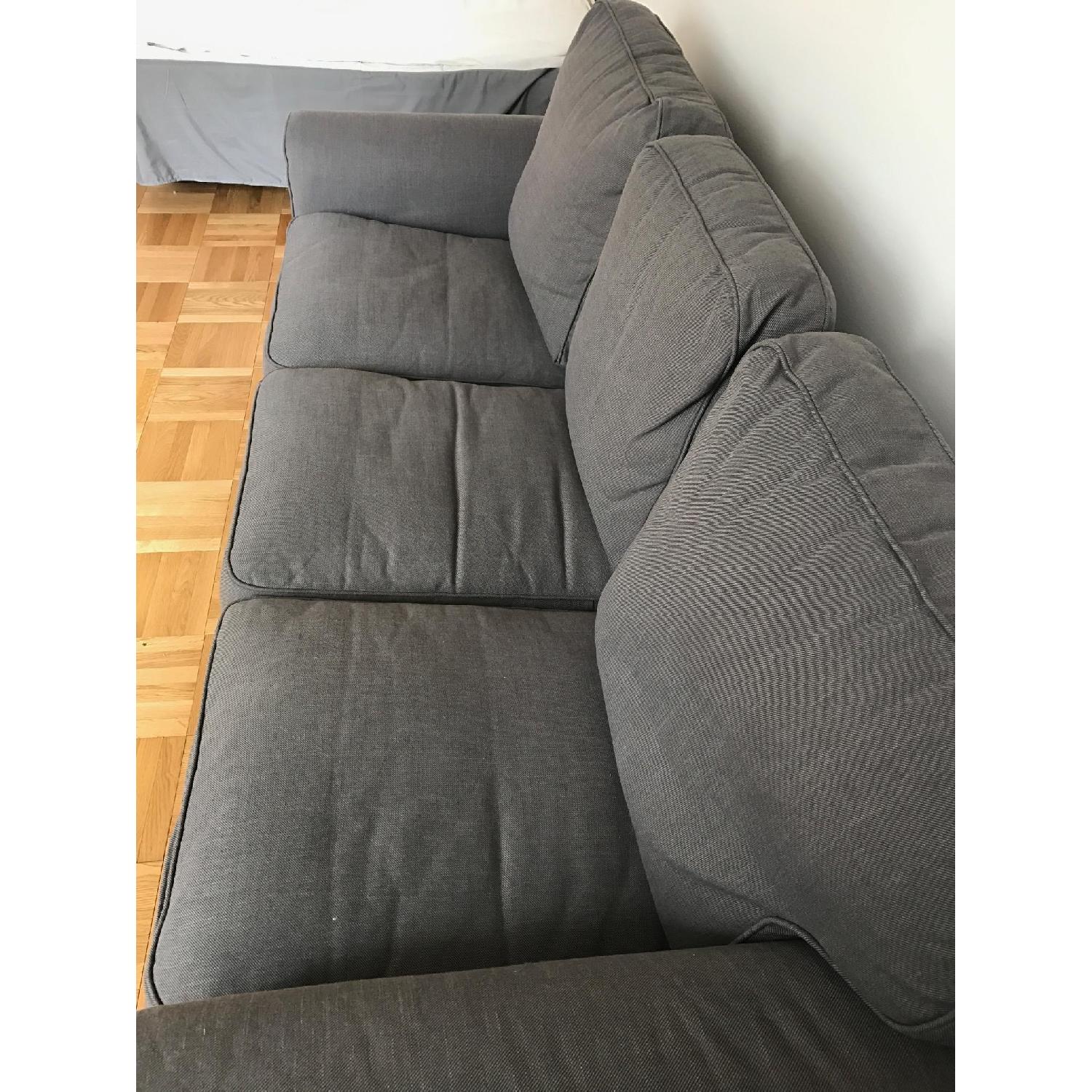 Ikea Ektorp Dark Grey Sofa - image-2