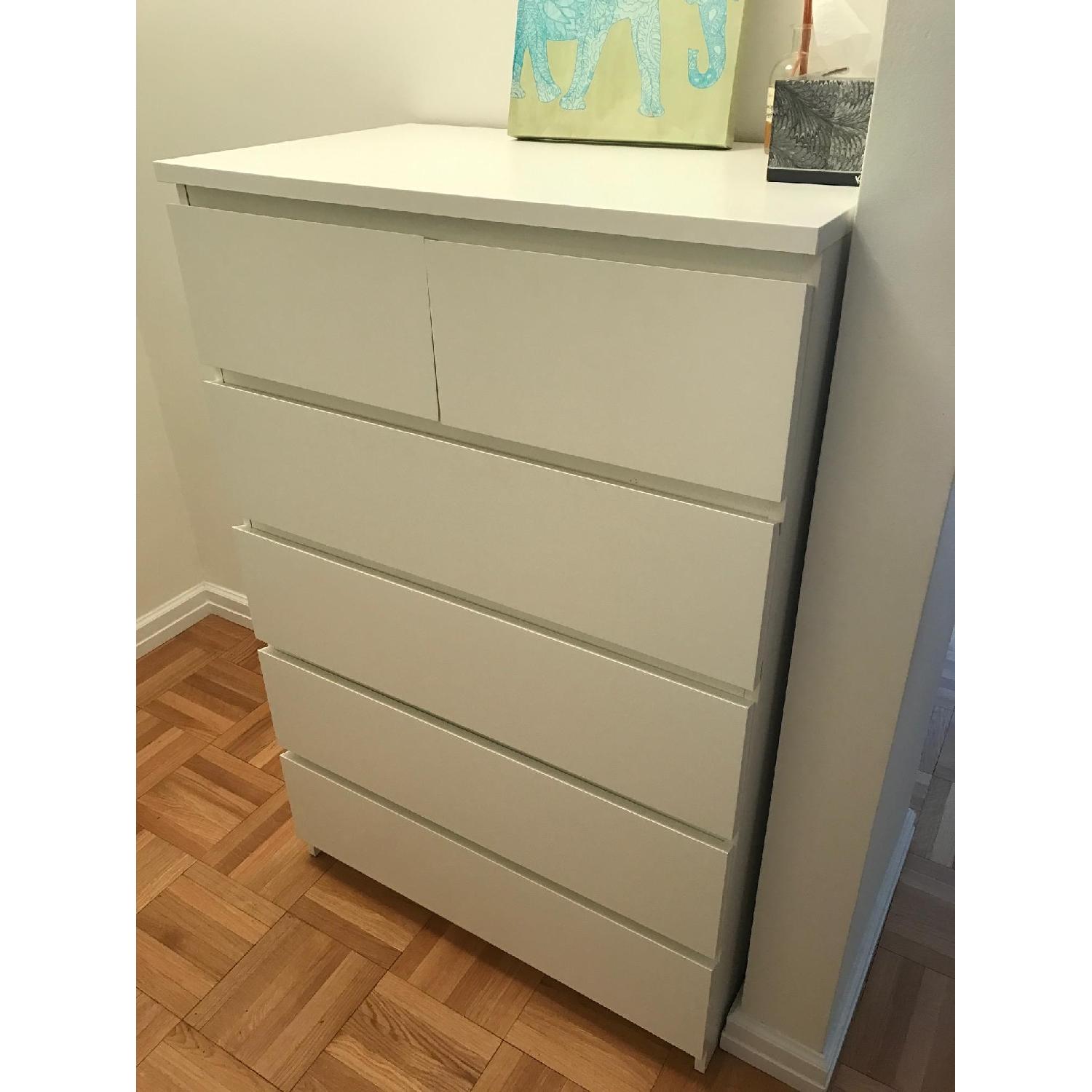 Ikea Malm 6 Drawer Chest - image-1