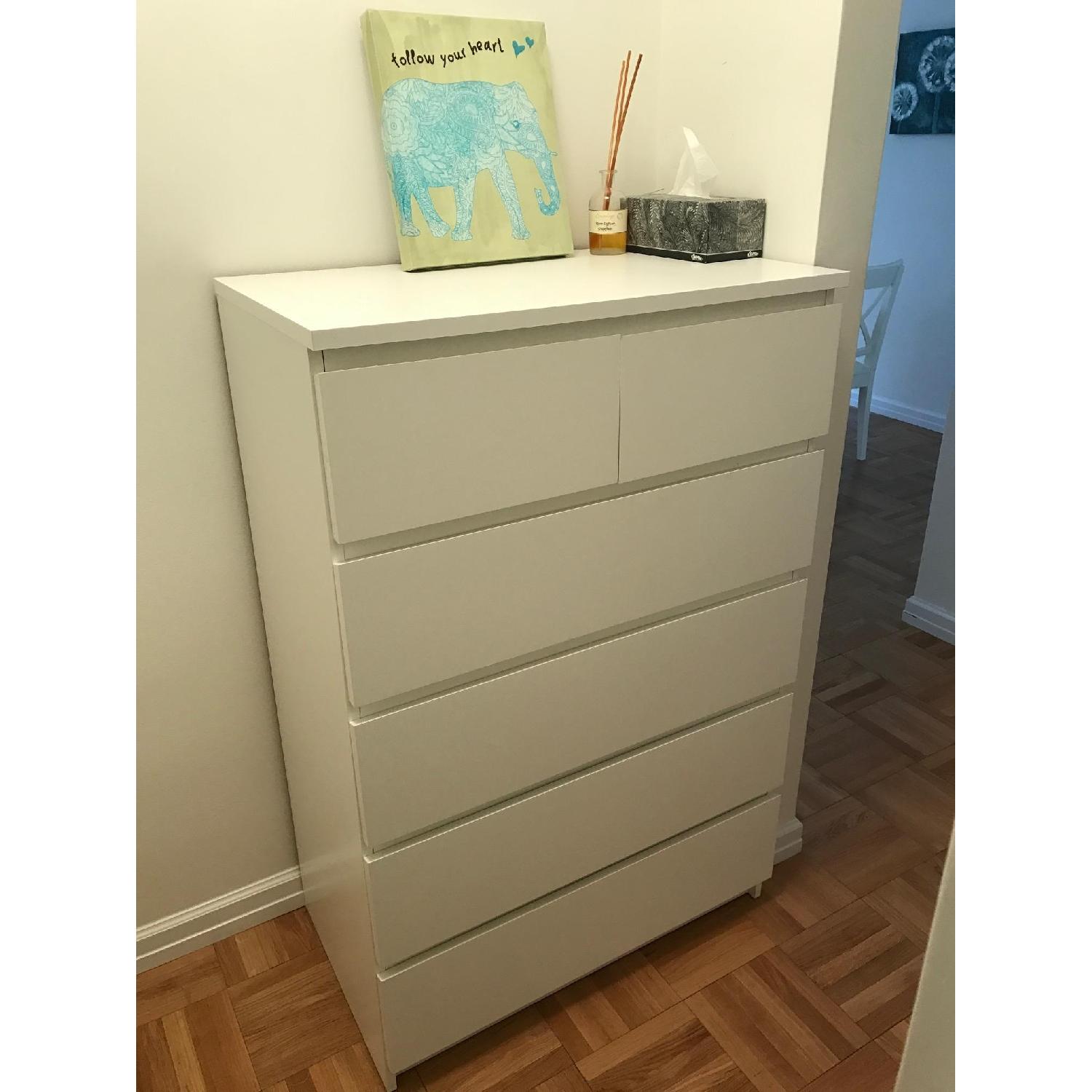 Ikea Malm 6 Drawer Chest - image-2
