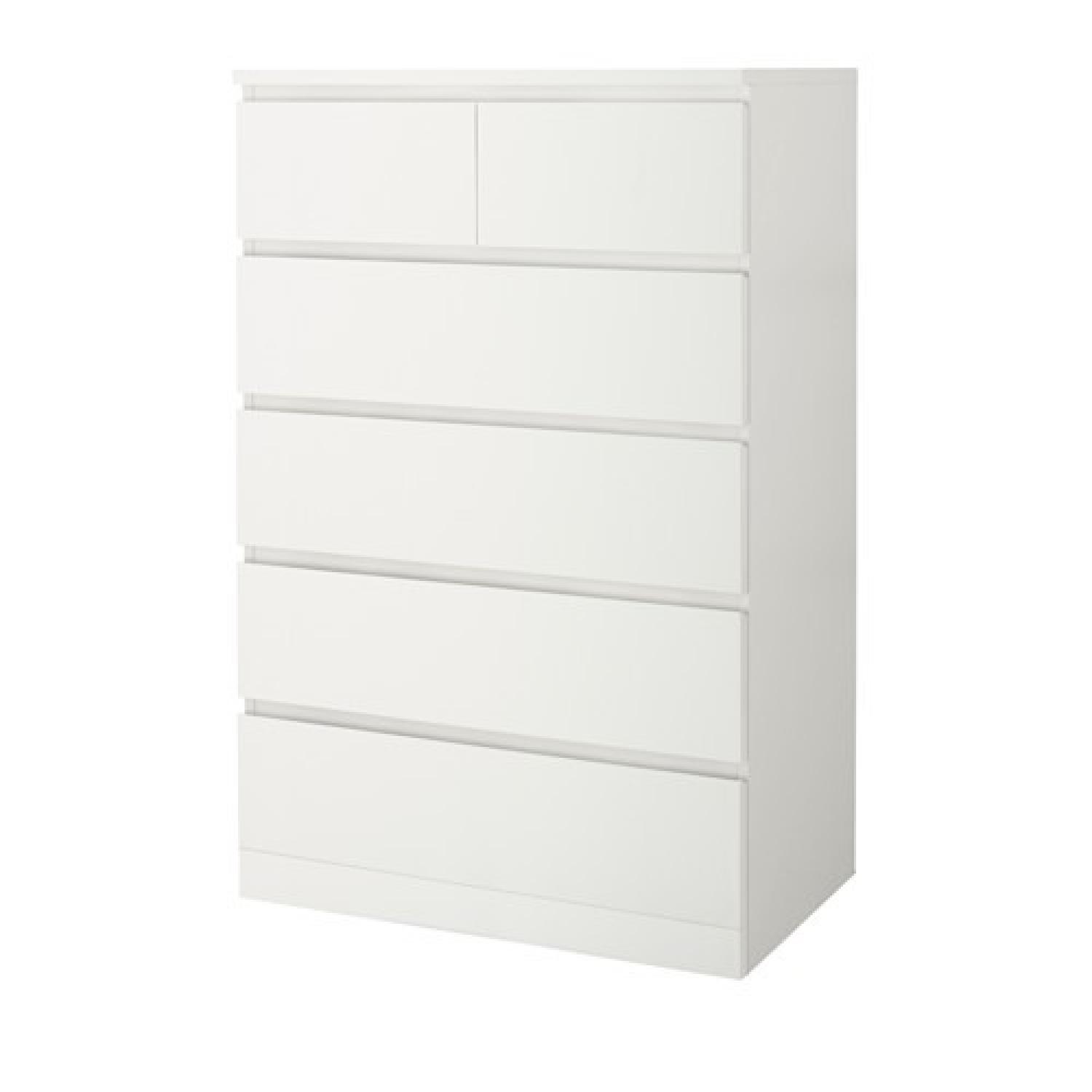 Ikea Malm 6 Drawer Chest - image-0