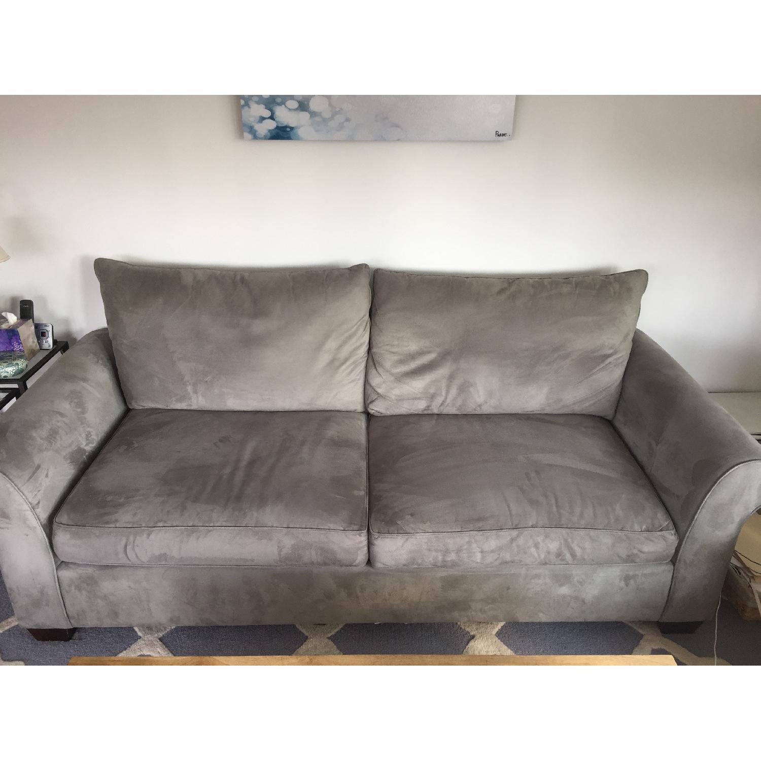 Pottery Barn Comfort Roll Arm Sleeper Sofa - image-1